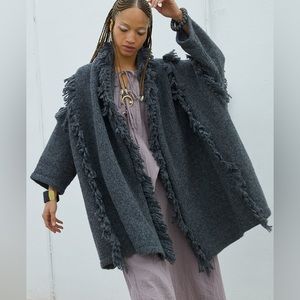 Atelier Delphine Haori Coat with fringe